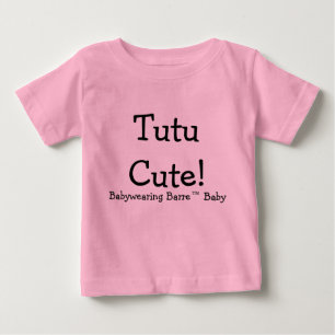 Camiseta De Bebé Tutú de la barra de Babywearing lindo