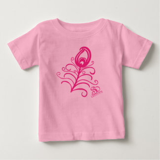 Camiseta De Bebé Tutu de pavo real