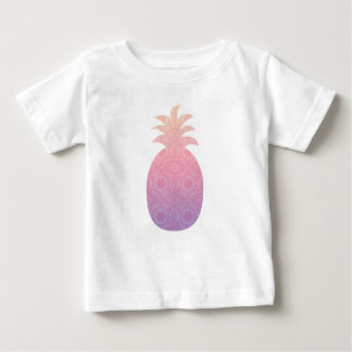 Camiseta De Bebé Tutu de piña multicolor