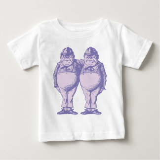 Camiseta De Bebé Tweedle Dee y Tweedle Dum Inked Lavender
