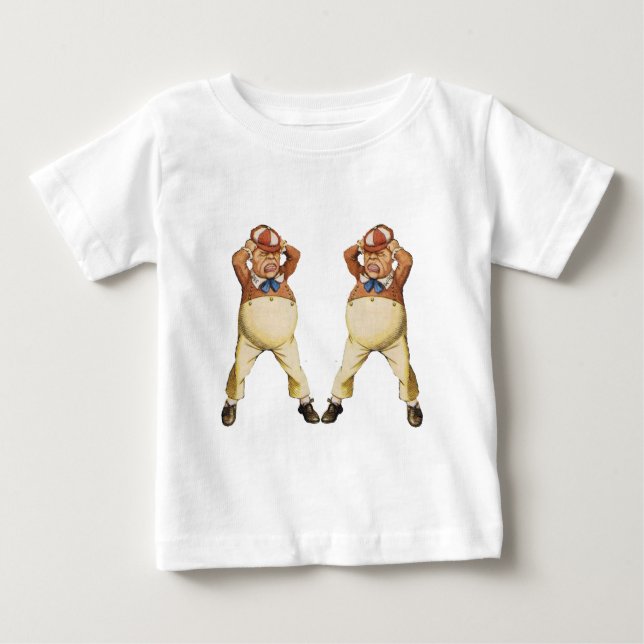 Camiseta De Bebé Tweedledee y Tweedledum (Anverso)