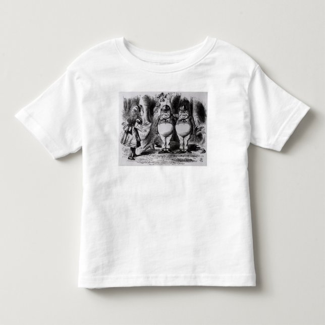 Camiseta De Bebé Tweedledum y Tweedledee (Anverso)