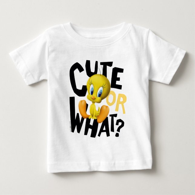 Camiseta De Bebé TWEETY™- Cuto O Qué? (Anverso)