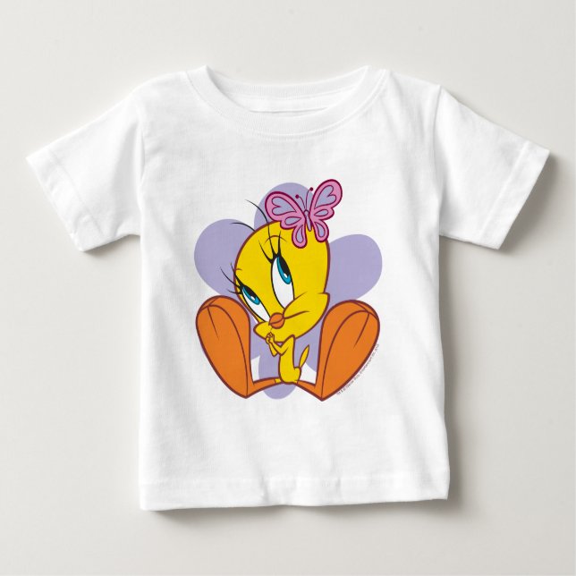 Camiseta De Bebé TWEETY™ y mariposa (Anverso)