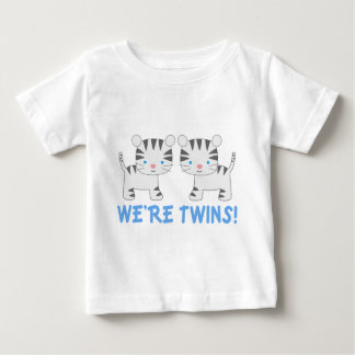 Camiseta De Bebé Twin Boy Jungle Tiger Baby Tee