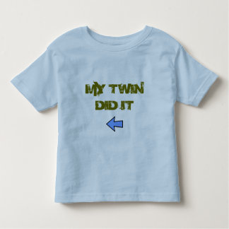 Camiseta De Bebé Twin Lo Hizo