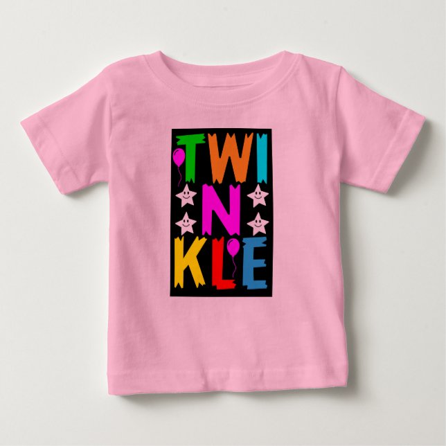 Camiseta de bebé TWINKLE (Anverso)