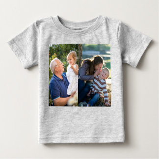 Camiseta De Bebé Two Photo Create Your Own Photo