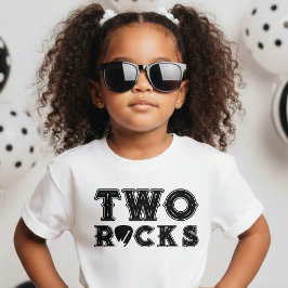 Camiseta De Bebé Two Rocks Guitar Pick 2nd Birthday Party