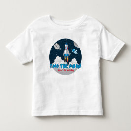 Camiseta De Bebé Two The Moon Boy Space Rocket 2nd Birthday
