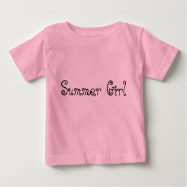 Camiseta De Bebé Typografía Chica verano Bebé Tutu Bodysuit Rosa