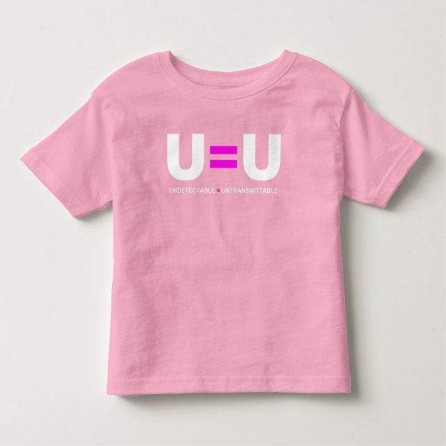 Camiseta De Bebé U=U VIH Indetectable es igual a intransmisible (Anverso)