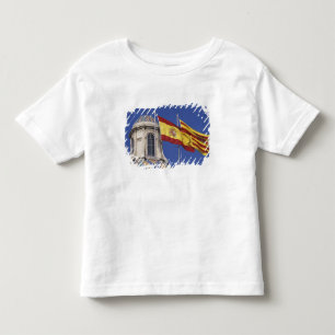 Camiseta De Bebé UE, España, Cataluña, Palau de la Generalitat.