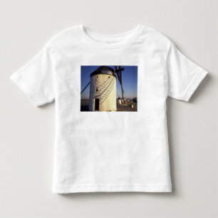 Camiseta De Bebé UE, España, Consuegro, La Mancha. Molinos de vient