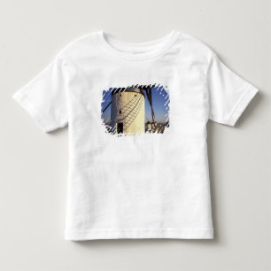 Camiseta De Bebé UE, España, Consuegro, La Mancha. Molinos de vient