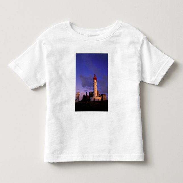 Camiseta De Bebé UE, Francia, Bretaña, Finistere, St. Mathieu, (Anverso)