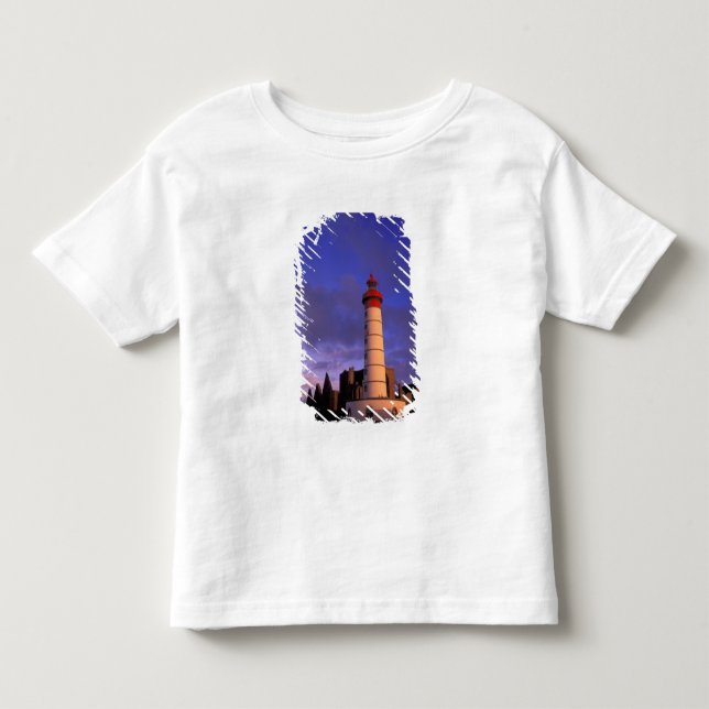 Camiseta De Bebé UE, Francia, Bretaña, Finisterre, St. Mathieu, (Anverso)