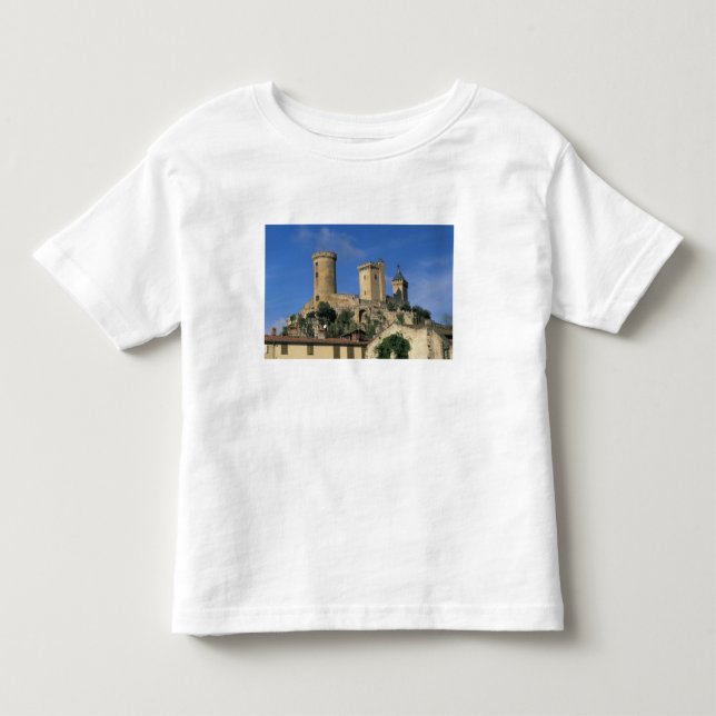 Camiseta De Bebé UE, Francia, Foix, Ariege, Pirineos. Castillo (Anverso)