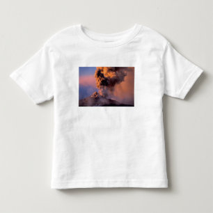 Camiseta De Bebé UE, Italia, Sicilia, cima del Monte Etna