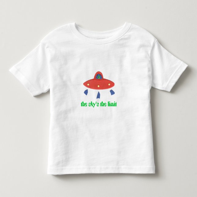 Camiseta De Bebé UFO del Kat del karate (Anverso)