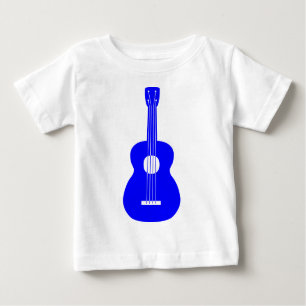 Camiseta De Bebé Ukulele - Azul