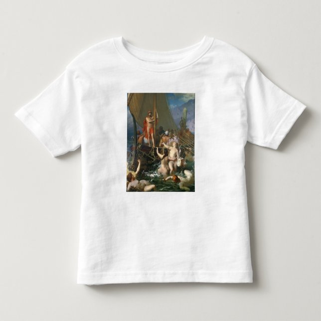 Camiseta De Bebé Ulises y las sirenas 2 (Anverso)