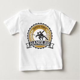 Camiseta De Bebé Ultimate Frisbee - Daddy's little Handler