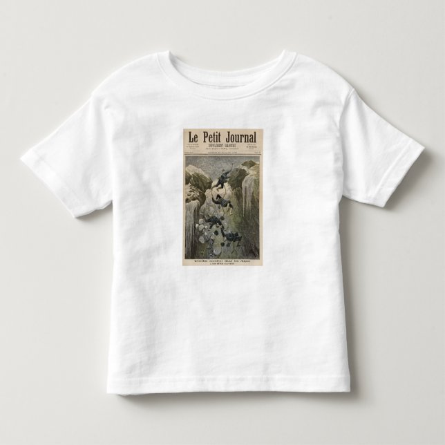 Camiseta De Bebé Un accidente terrible en las montañas (Anverso)
