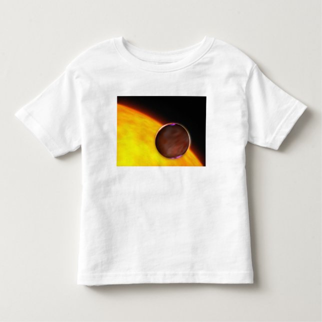 Camiseta De Bebé Un acercamiento de un planeta extrasolar (Anverso)