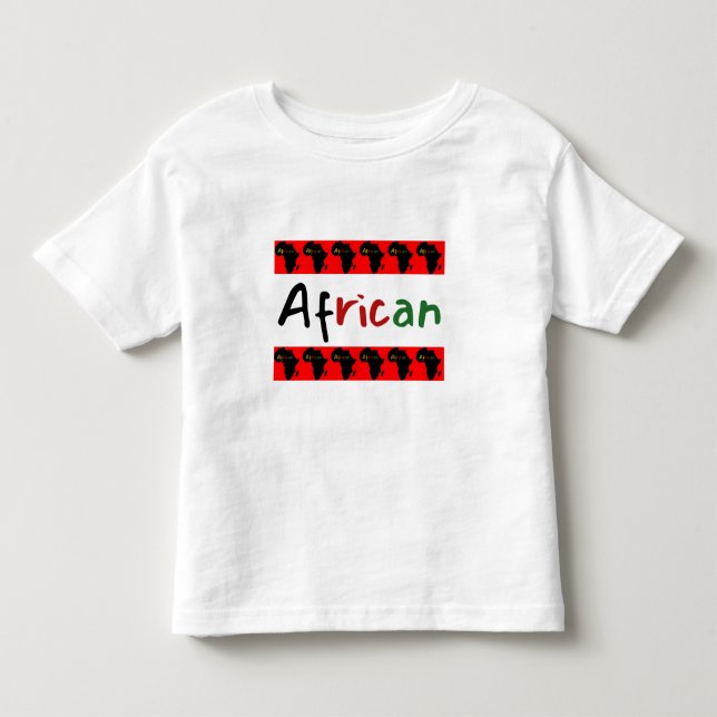 Camiseta De Bebé Un africano chiquito (Anverso)