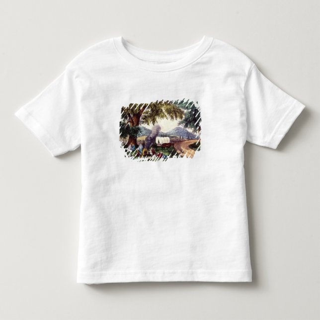 Camiseta De Bebé Un alto en el camino (Anverso)