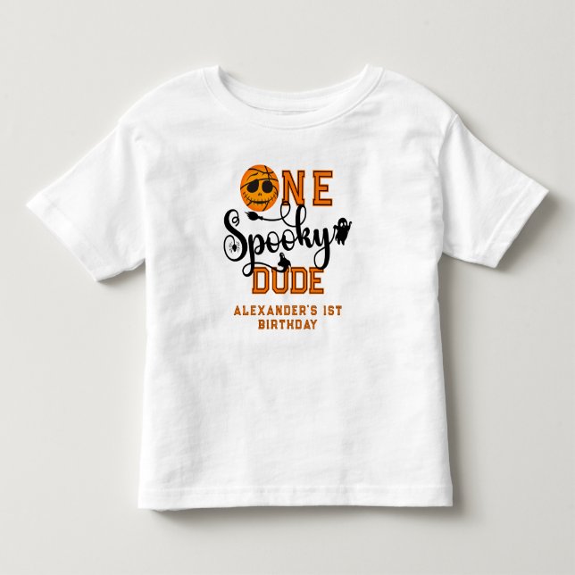 Camiseta De Bebé Un Amigo Tonto Baloncesto Niños Rad Kids Cumpleaño (Anverso)