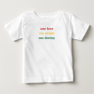 Camiseta De Bebé un amor, una personas, un destino