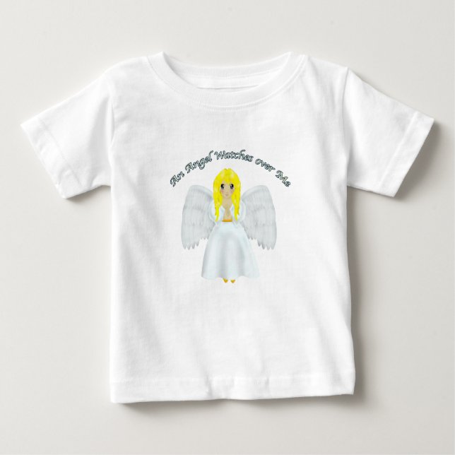 Camiseta De Bebé Un ángel me observa (Anverso)