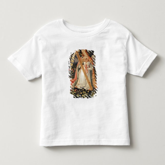 Camiseta De Bebé Un ángel que lleva la cruz (Anverso)
