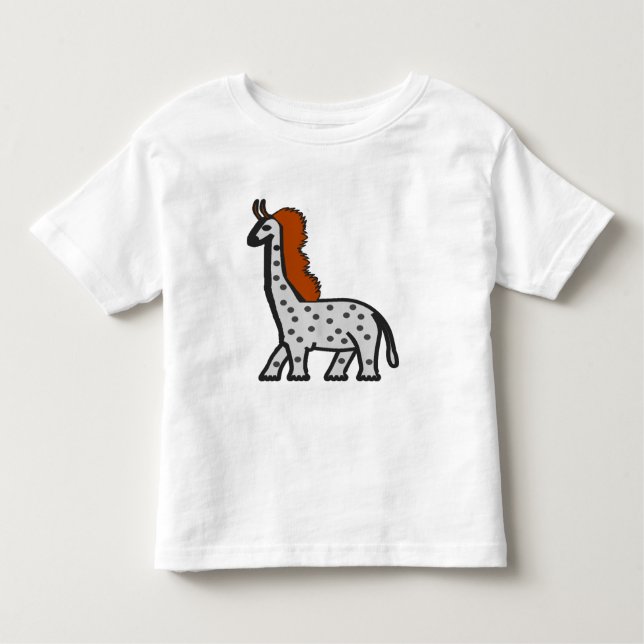 Camiseta De Bebé Un animal extraño alto y grande (Anverso)