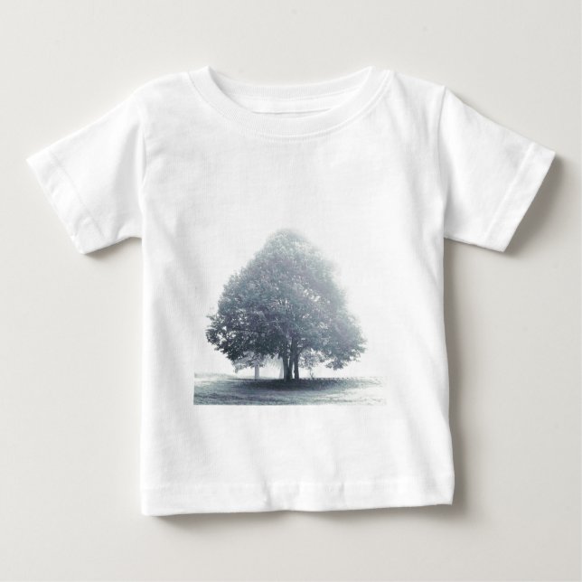 Camiseta De Bebé Un árbol en la niebla (Anverso)