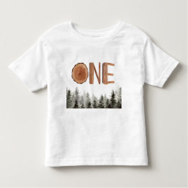 Camiseta De Bebé Un árbol verde primer cumpleaños