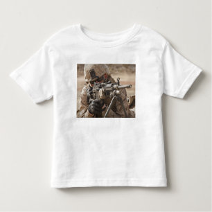 Camiseta De Bebé Un arma automática de escuadrón proporciona securi