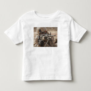 Camiseta De Bebé Un artillero del arma automática del pelotón