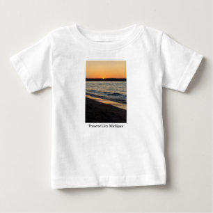 Camiseta De Bebé Un atardecer transversal