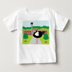 Camiseta De Bebé Un avestruz educado