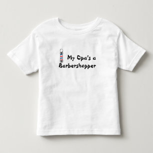 Camiseta De Bebé Un Barbershopper de mi Opa