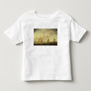 Camiseta De Bebé Un buque insignia inglés debajo de la vela fácil
