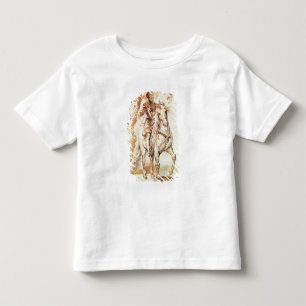 Camiseta De Bebé Un caballero montado en armadura (pluma y tinta en