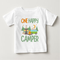 un camper feliz primer cumpleaños T-Shirt Grocery 