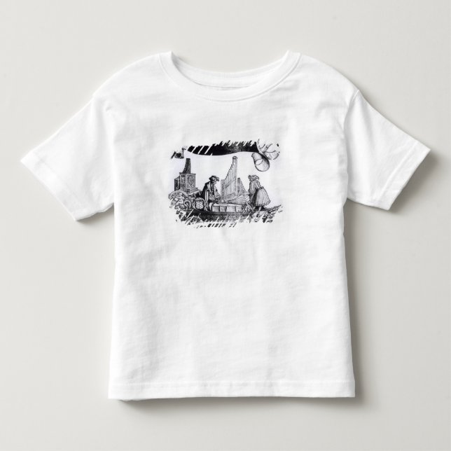 Camiseta De Bebé Un carro musical (Anverso)