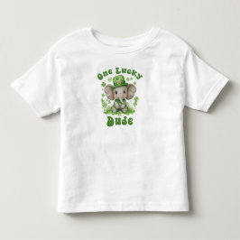Camiseta De Bebé Un Chico Afortunado Niño St Patrick