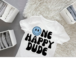 Camiseta De Bebé Un Chico Feliz Cumpleaños 1