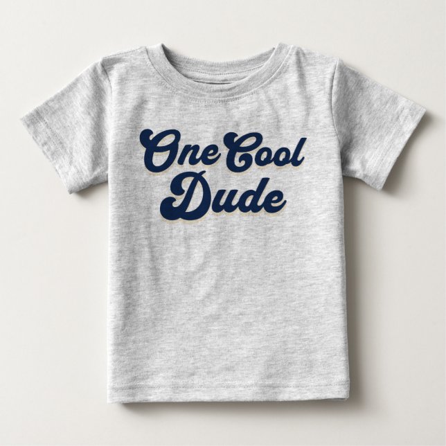 Camiseta De Bebé Un Chico Genial Cumple 1 (Anverso)
